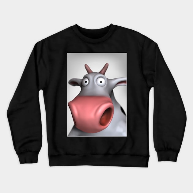 Cow Crewneck Sweatshirt by FoxAndBear